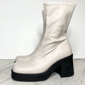 Steve Madden Klayton Square Toe Heeled Boot 10M